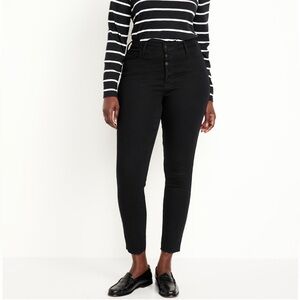 Old Navy Women's High-Rise Black Jeans